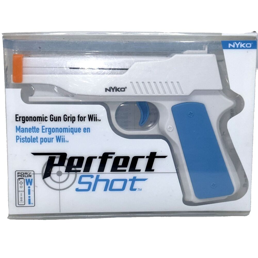 NYKO Perfect Shot Gun For Nintendo Wii Video Game Controller -NEW FACTORY SEALED